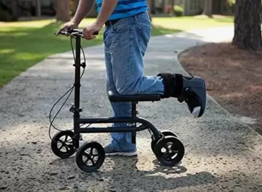 Knee Scooter on a plane