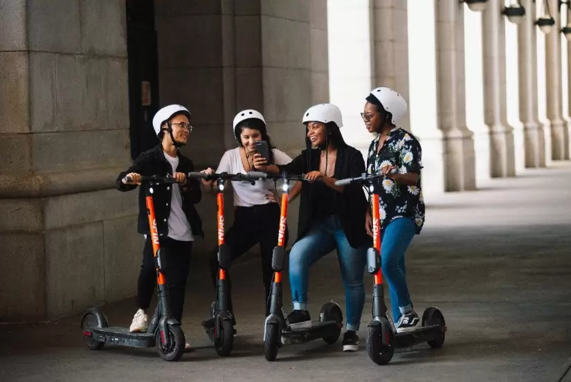 Most electric scooters