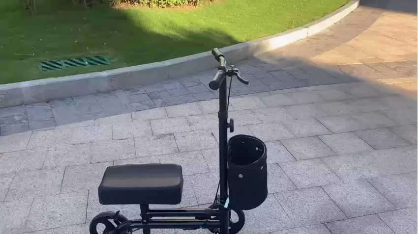 Riding a Knee Scooter