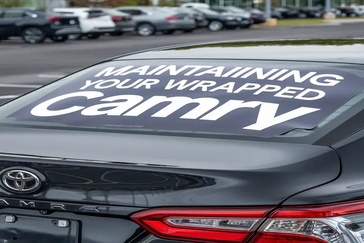 Maintaining Your Wrapped Camry