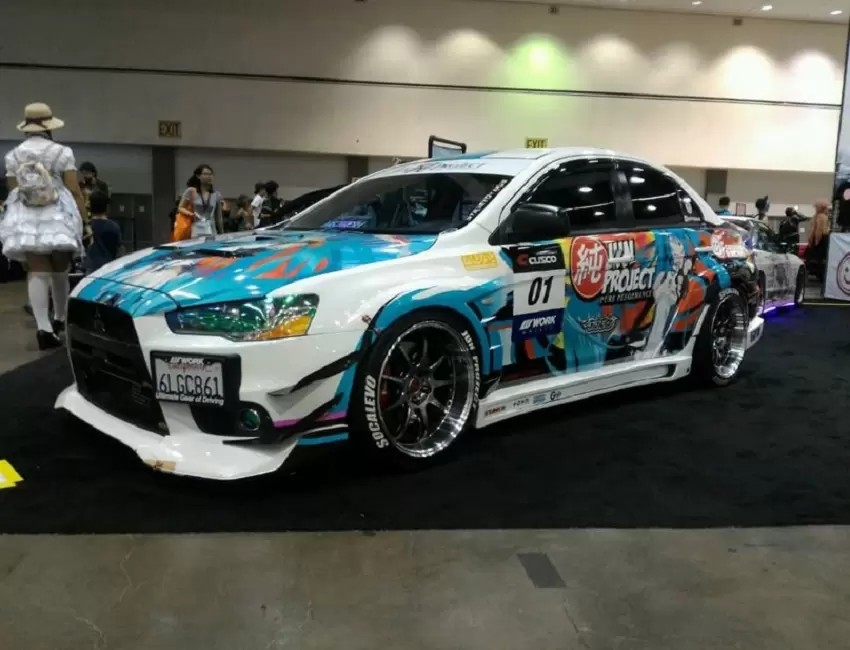 anime car wrap typically