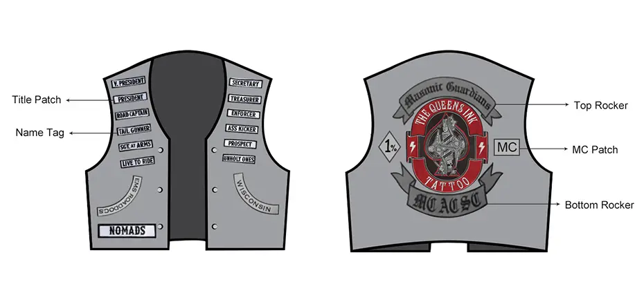 Biker Vest SVG