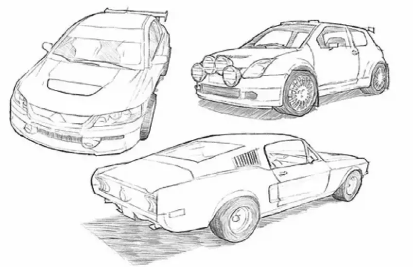 Advantages of Sketching Automobiles car Drawing