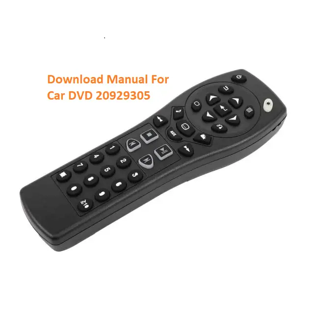 Download Manual For Car DVD 20929305