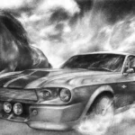 Drawing burmhcczepe Car