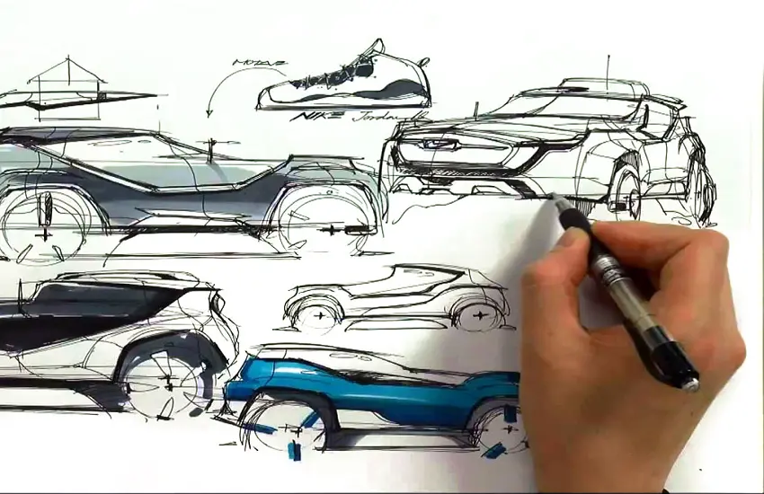 Intricate Car Sketching Methods